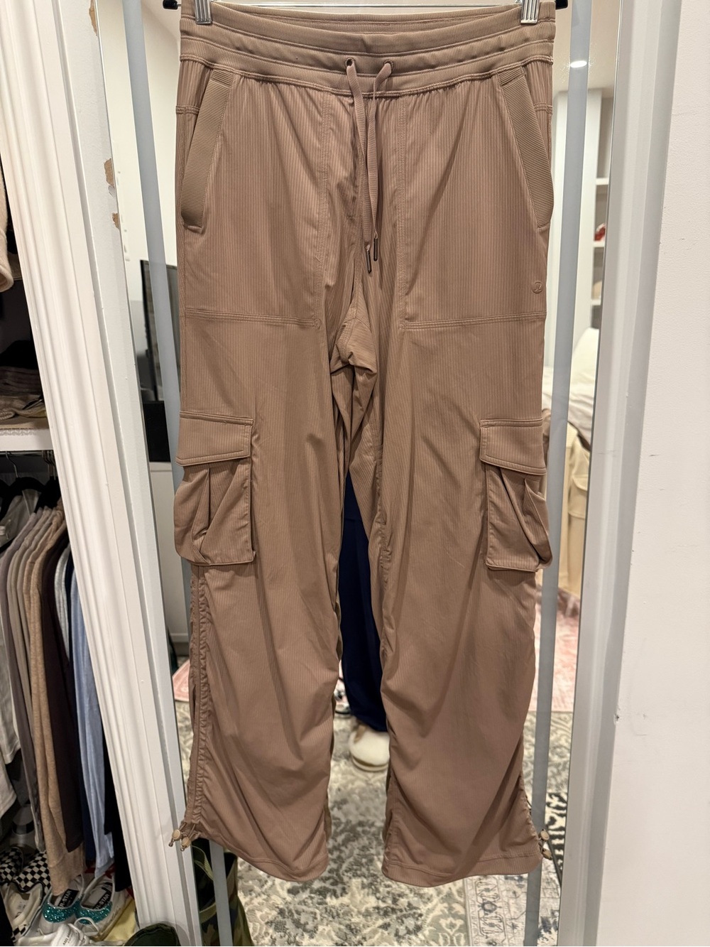 Lululemon Dance Studio Cargo Pants – Size S – Tan – Relaxed Fit